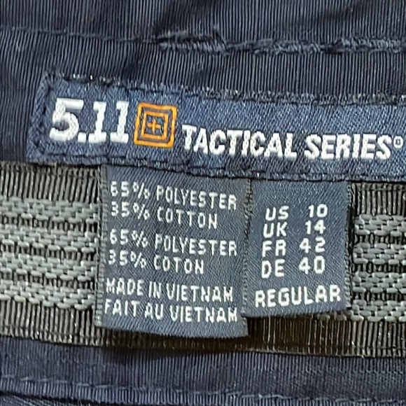 5.11 Tactical Series Women’s Size 10 Cargo Pants Tons of pockets waist grippers - Picture 5 of 14